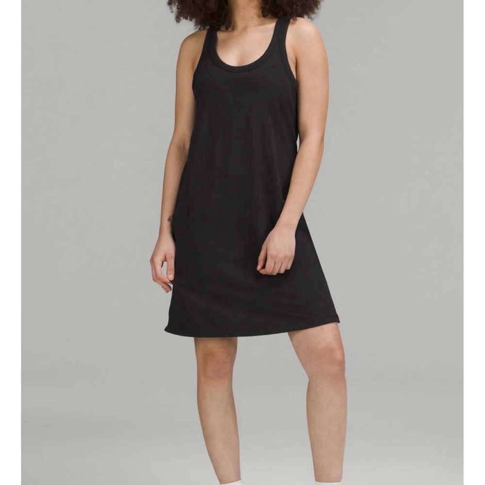 Lululemon Women's Size 4 Classic Fit Scoop Neck Sleeveless Dress Cotton Blend